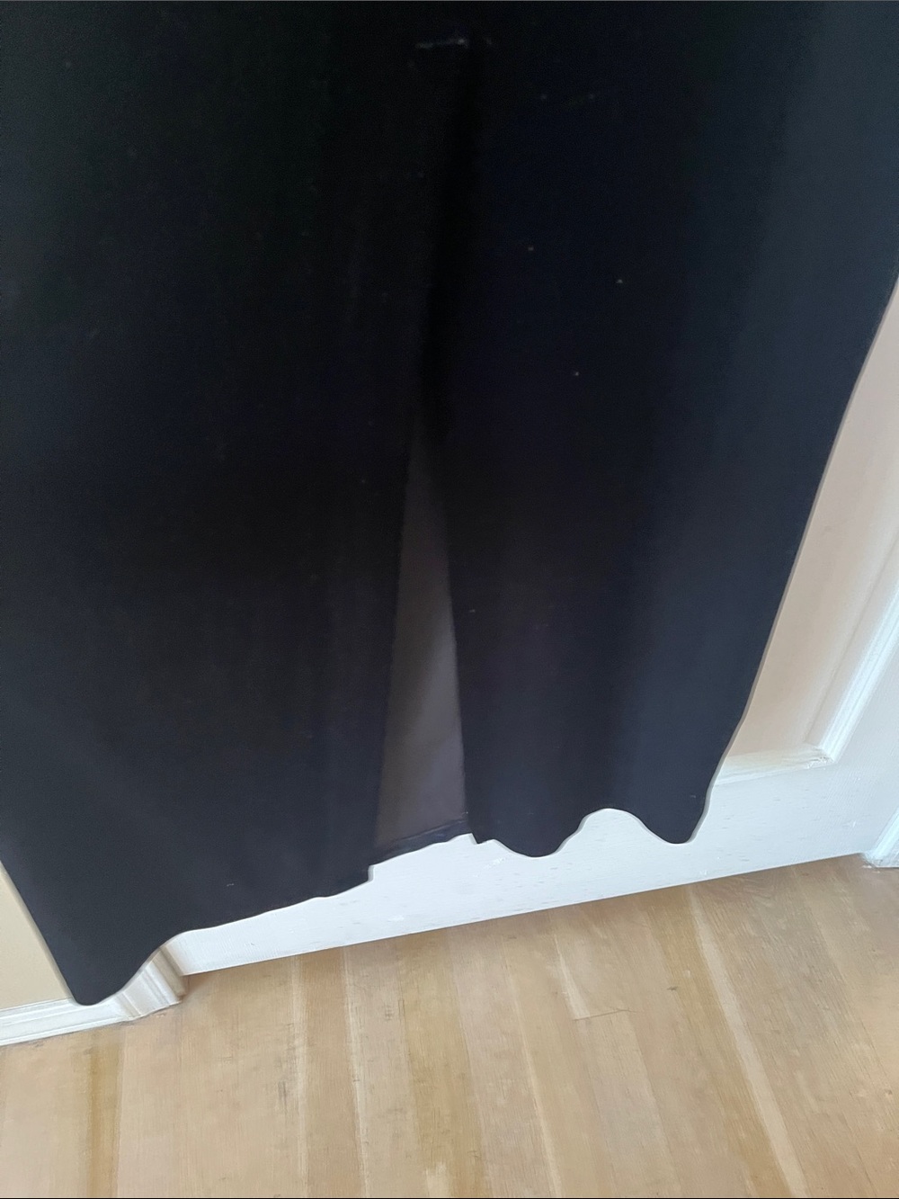 Black Beaded Velvet Maxi Dress with Halter Neck - Picture 5 of 6